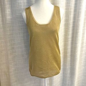 Ports 1961 tank metalic gold Sz S